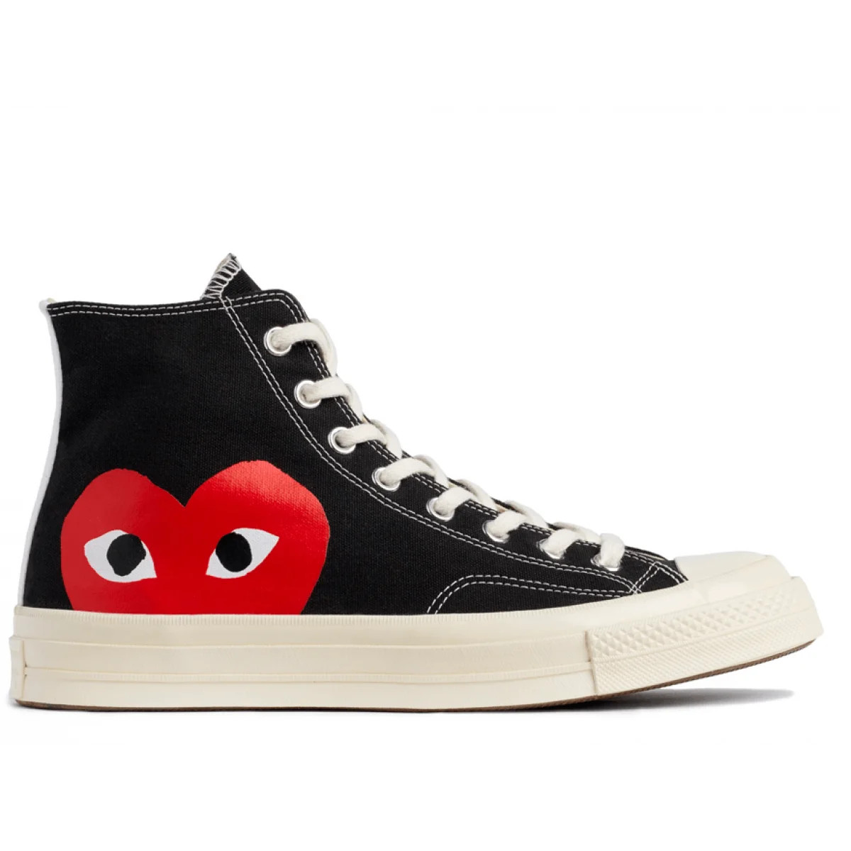 Кросівки Chuck Taylor Vintage 70 X Comme des Garcons PLAY HI Black/White/High Risk Red 150204C