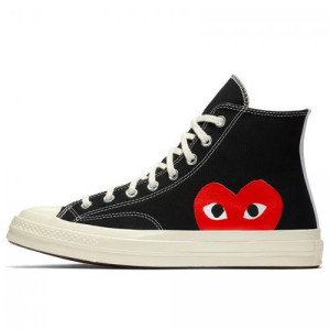 Кросівки Chuck Taylor Vintage 70 X Comme des Garcons PLAY HI Black/White/High Risk Red 150204C