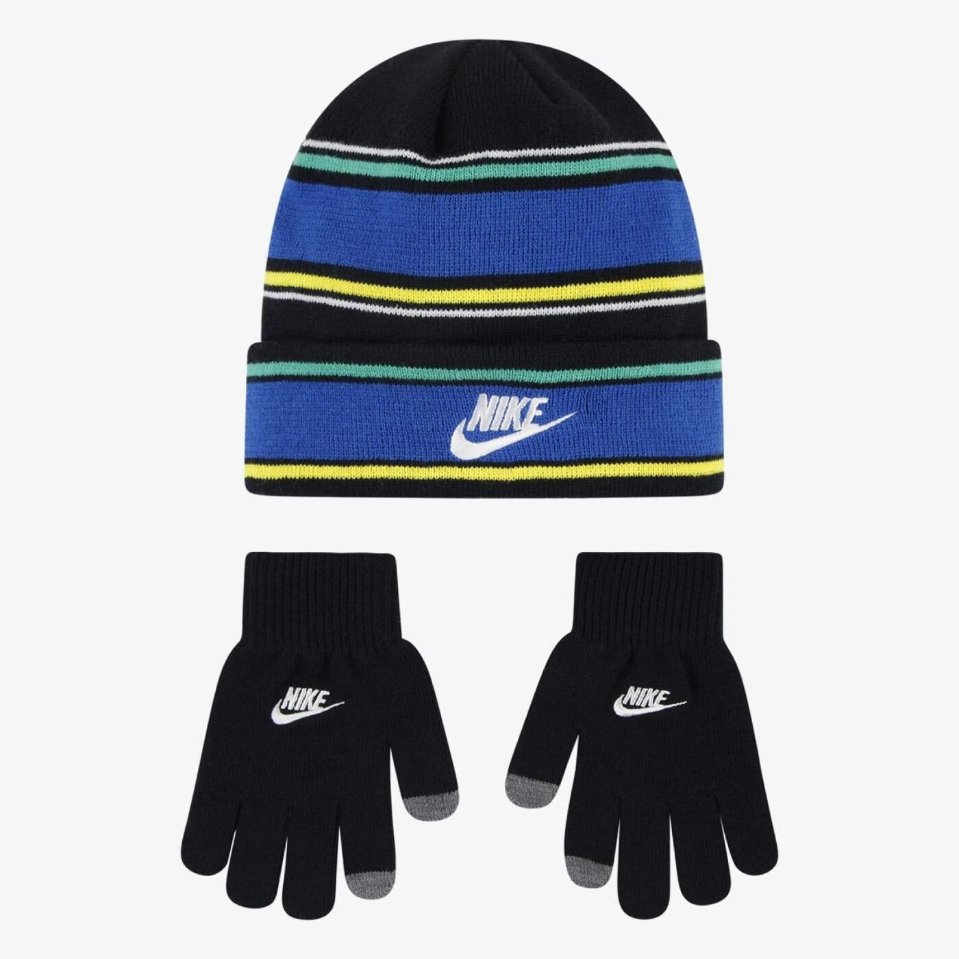 Шапка Nike MULTI STRIPE BEANIE SET 8A3047-023