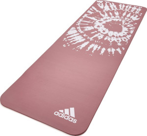 Килимок для йоги Adidas Tie-Dye Yoga Mat рожевий, білий 183 х 61 х 1 см (ADYG-10200PK) ADYG-10200PK