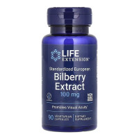 Капсули Life Extension Standardized European Bilberry Extract 100 mg - 90 vcaps 2023-10-6353
