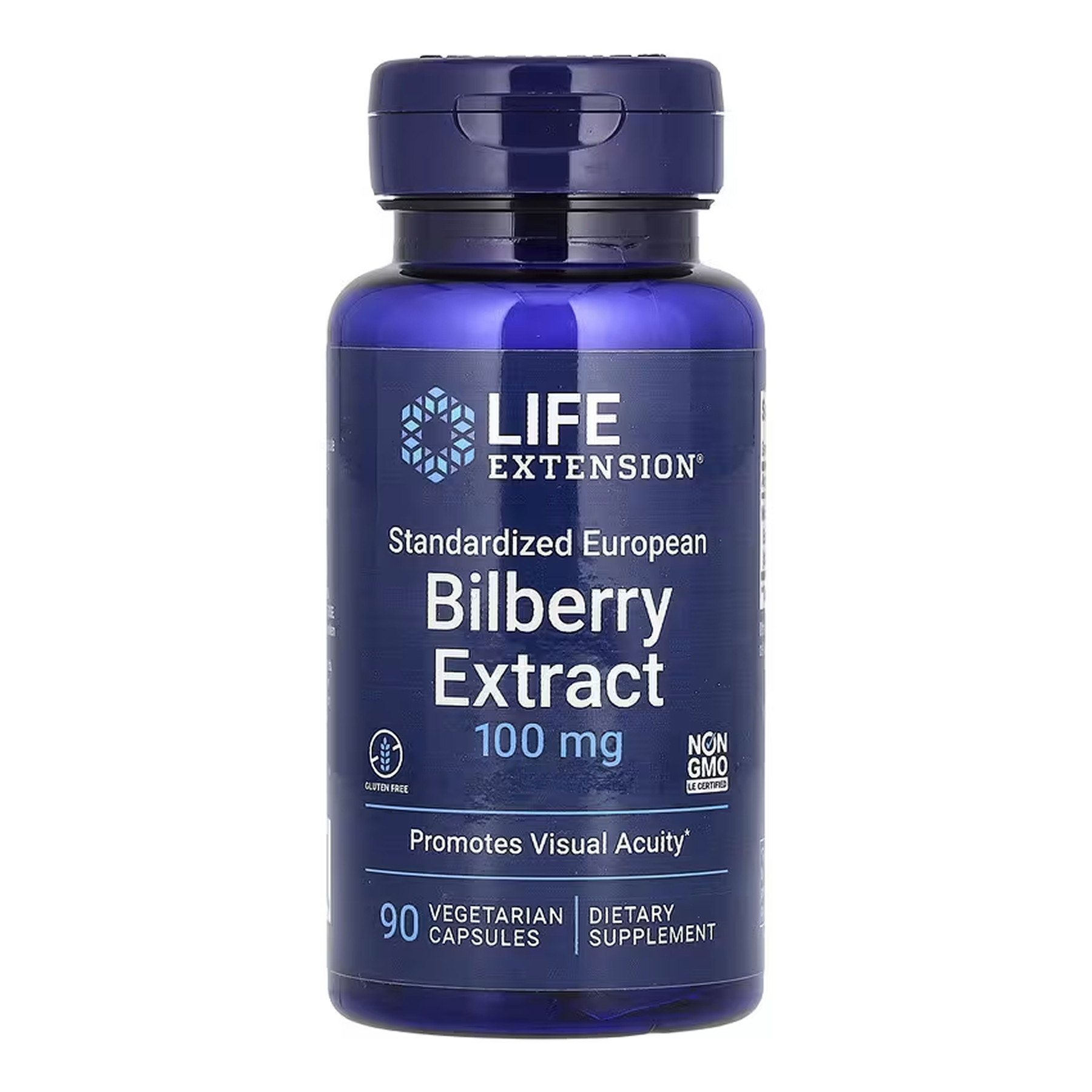 Капсули Life Extension Standardized European Bilberry Extract 100 mg - 90 vcaps 2023-10-6353