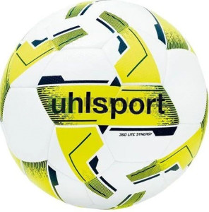 М'яч футбольний Uhlsport 350 LITE SYNERGY біло-жовто-синій 1001721-02