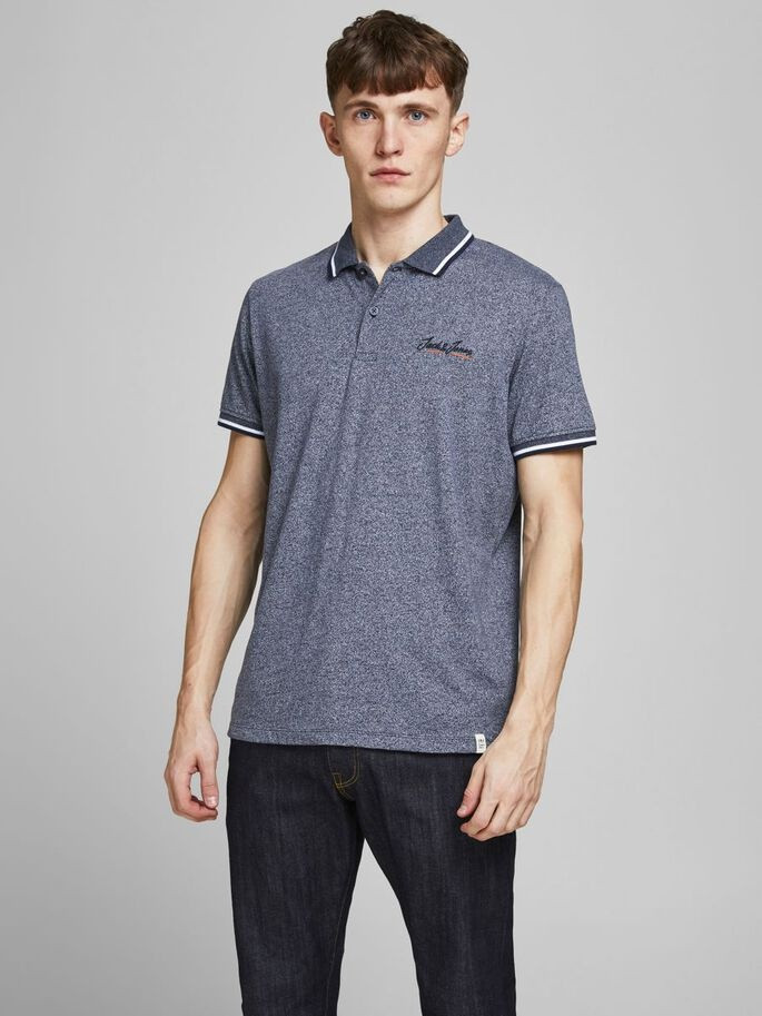 Поло JORTONS POLO SS NOOS 12186778 Navy Blazer Jack&Jones XXL Темно-синій 12186778NavyBlazer