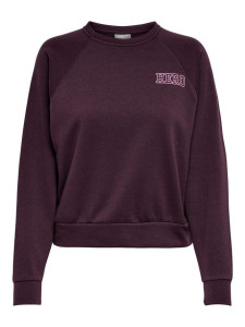 Толстовка ONLLULA L/S RAGLAN SWT 15244345-Winetasting-Print:HERO ONLY M Бордовий 15244345-WINETASTING-PRIN