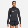 Лонгслів жіночий Nike Camada 1/4 Dri-Fit Swoosh Black FN2636-010