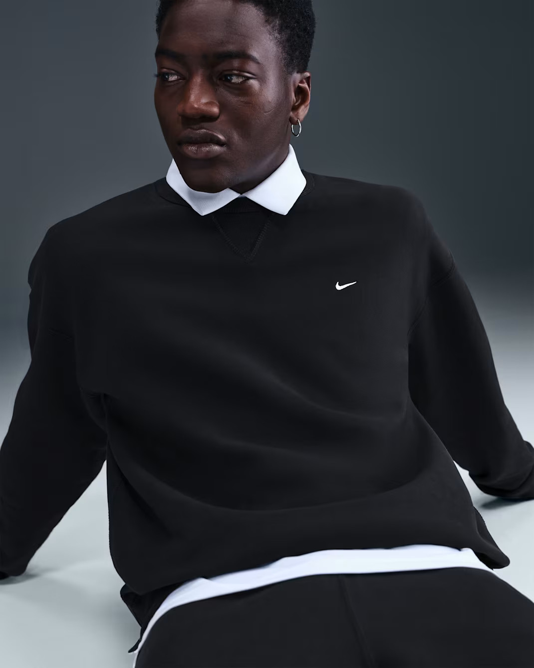 Світшот чоловічий Nike Solo Swsh Crew Black HV1086-010