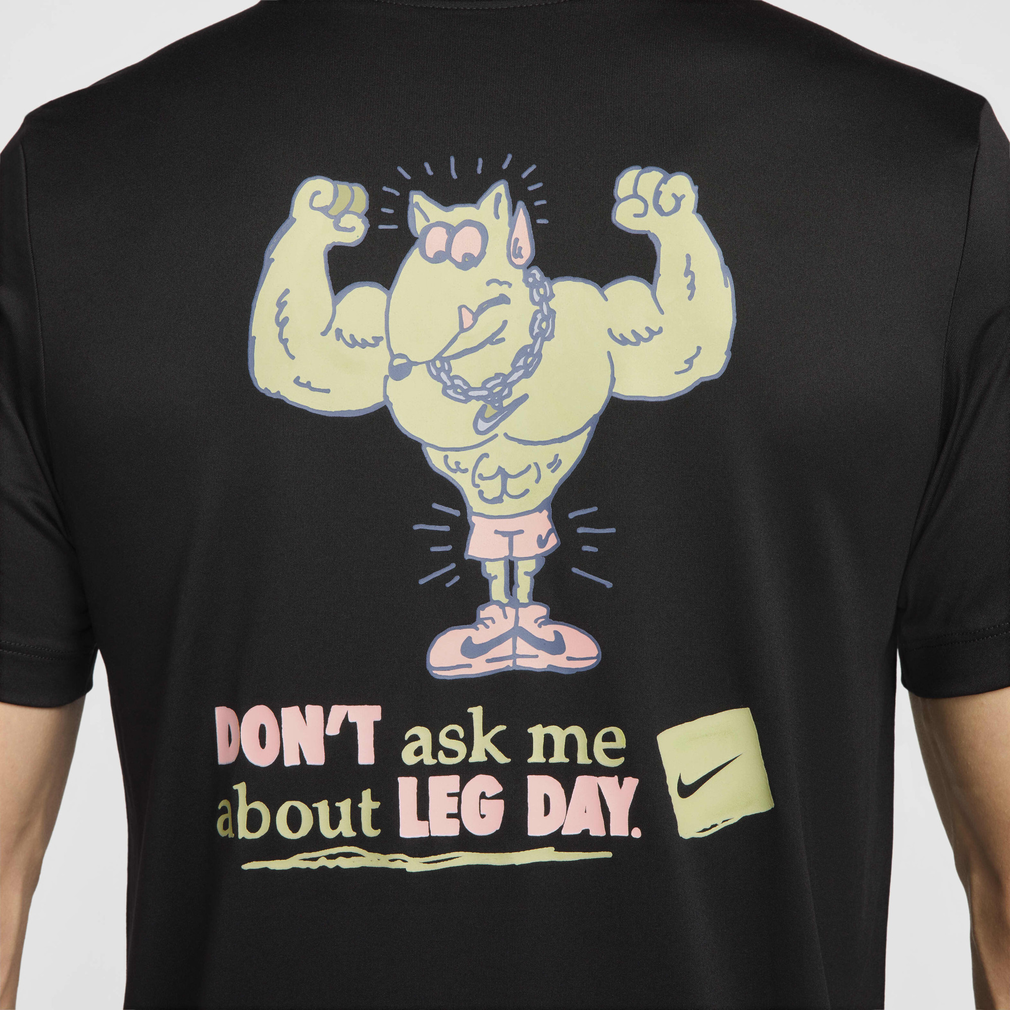 Футболка чоловіча Nike Dri-Fit Fitness T-Shirt Black FZ8044-010