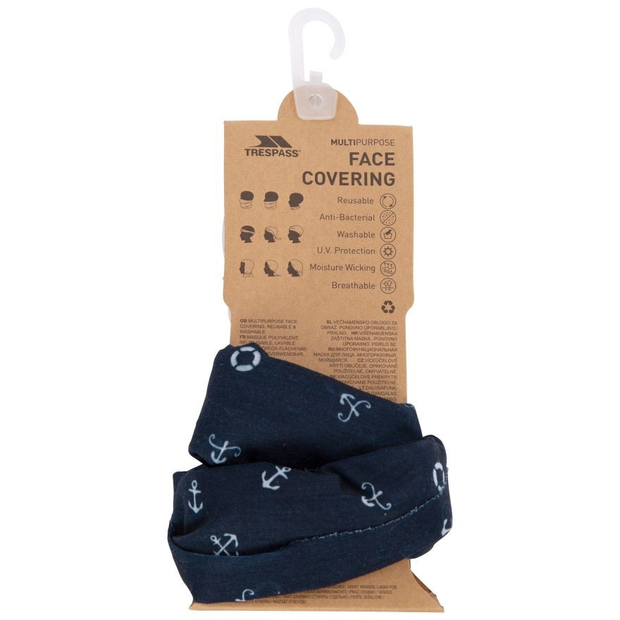 Баф ADMIRAL - ADULT FACE COVERING UAHSSCTR0008-ANCHOR PRINT Trespass TU Темно-синій UAHSSCTR0008-ANCHOR PRINT