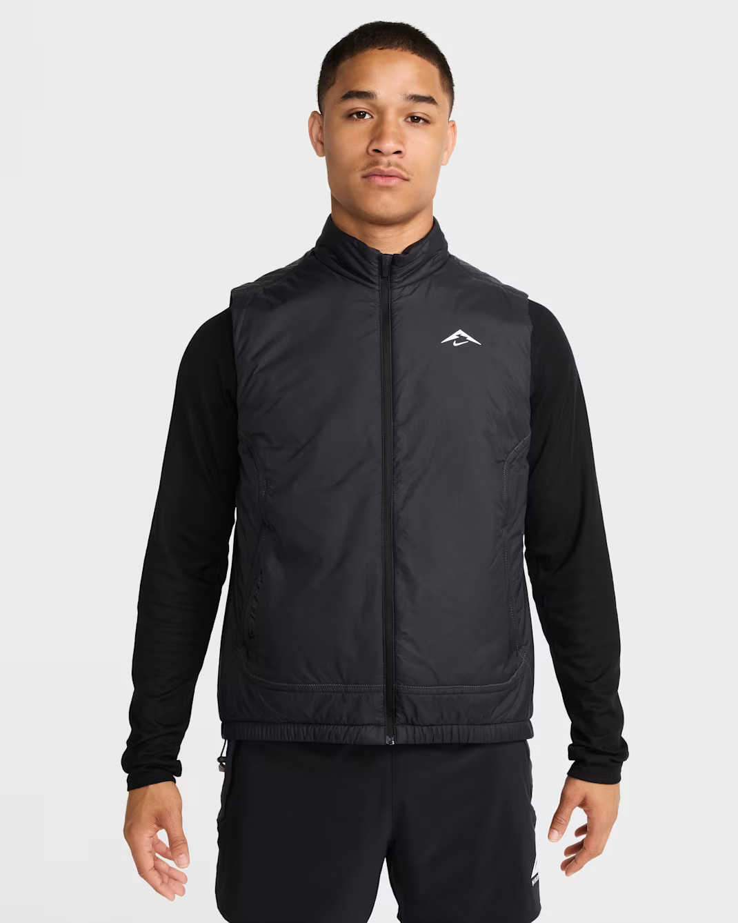 Жилетка чоловіча Nike Trail Primaloft® Therma-Fit Running Vest Black FZ0001-010