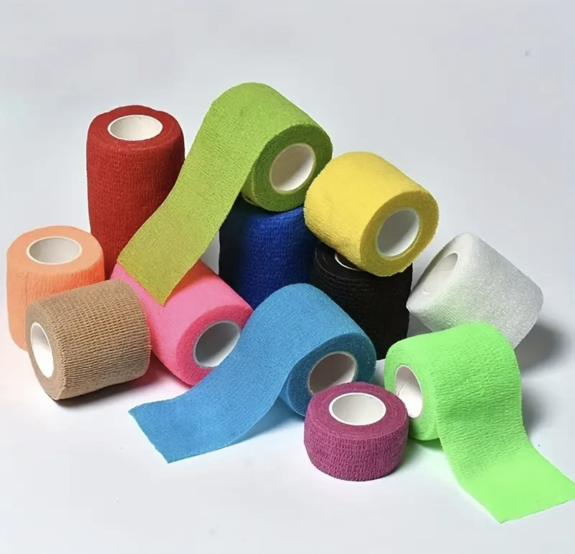 Тейп еластичний самоклеючий спортивний (12 шт.) Chinese football (MISC) 3481155132