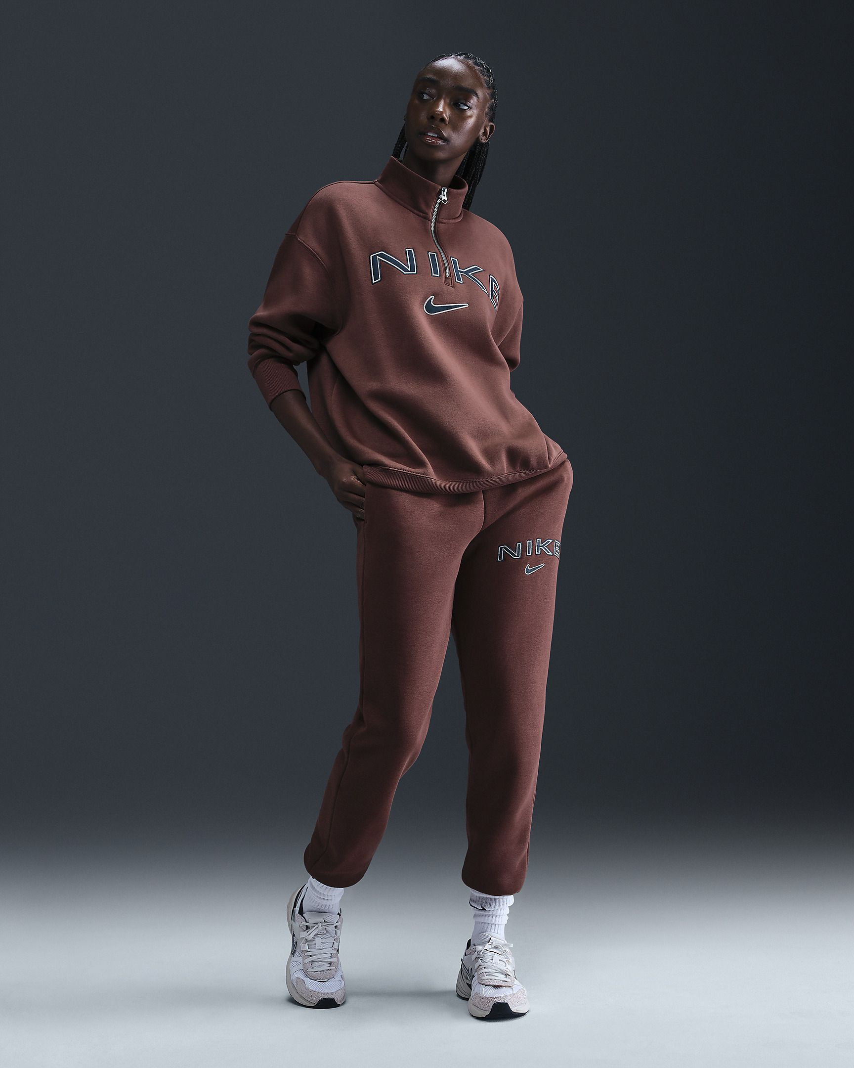 Кофта Nike Sportswear Phoenix Fleece Oversized 1/4 Zip Up FV7679-218