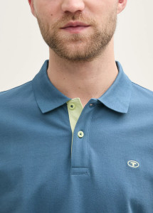 Футболка поло Basic Polo Shirt 1031006-36985 Tom Tailor L Синій 1031006-36985