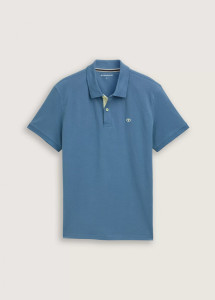 Футболка поло Basic Polo Shirt 1031006-36985 Tom Tailor L Синій 1031006-36985