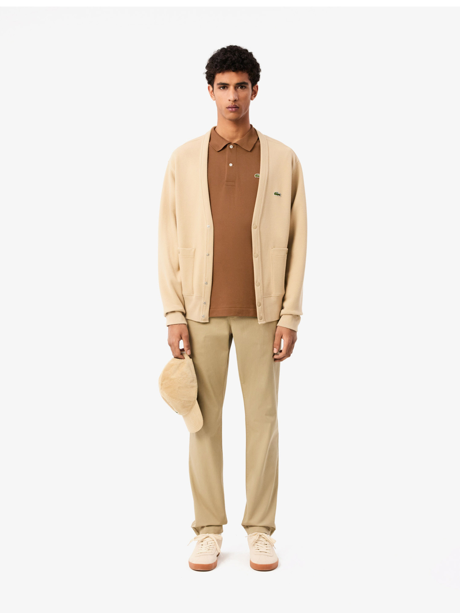 Футболка поло чоловіче Lacoste Original L.12.12 Brown L1212SIX L L1212SIX