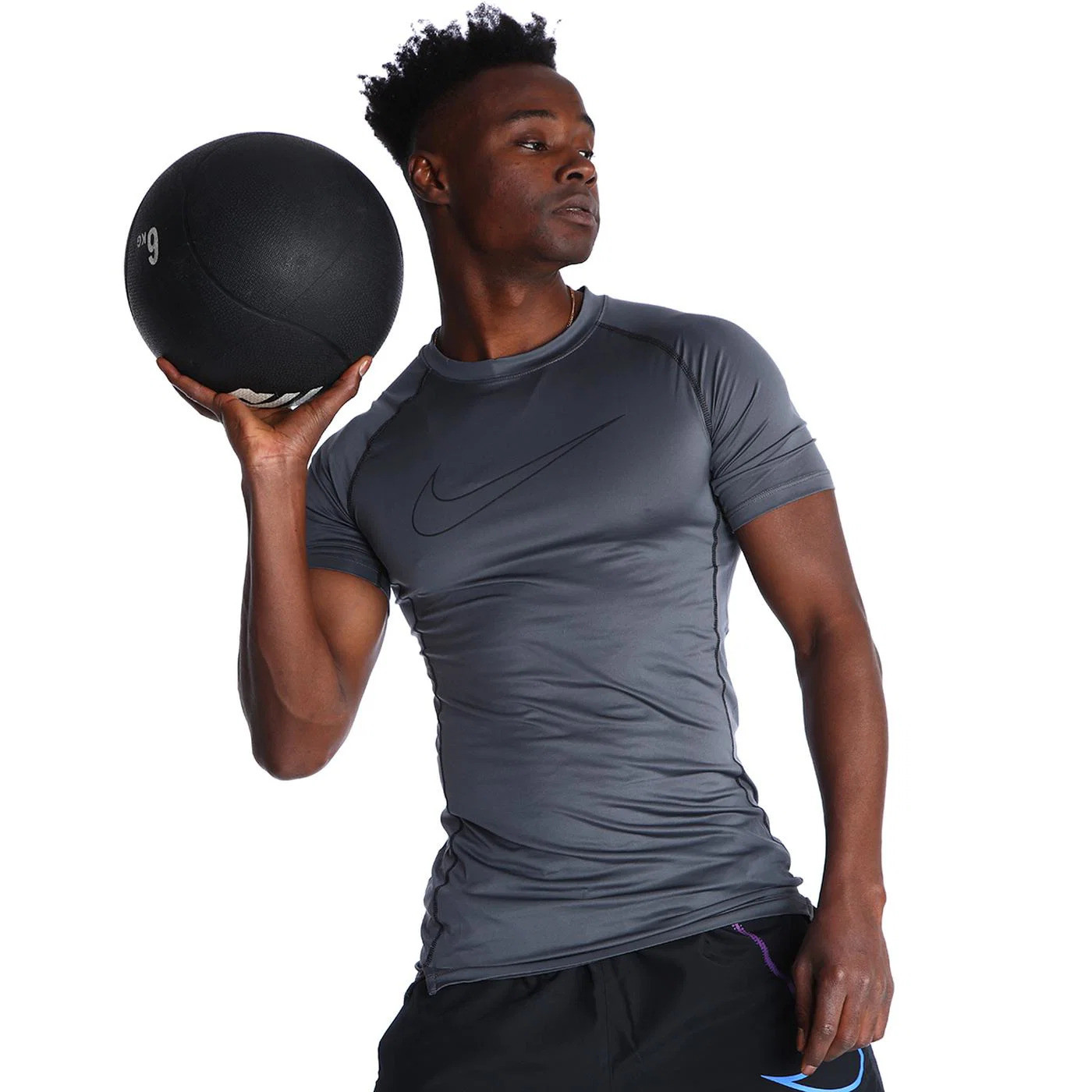 Футболка компресійна Nike Pro Dri-Fit Short-Sleeve Top Grey DD1992-068