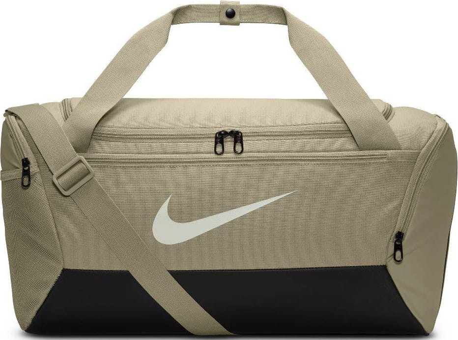 Сумка Nike NK BRSLA S DUFF - 9.5 41L бежевий, чорний Уні 51 x 28 х 28 см (DM3976-253) DM3976-253