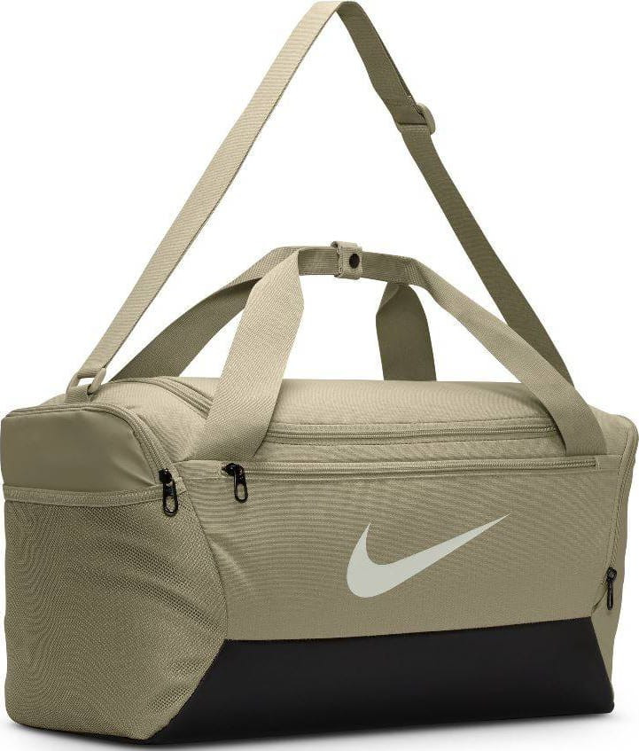 Сумка Nike NK BRSLA S DUFF - 9.5 41L бежевий, чорний Уні 51 x 28 х 28 см (DM3976-253) DM3976-253