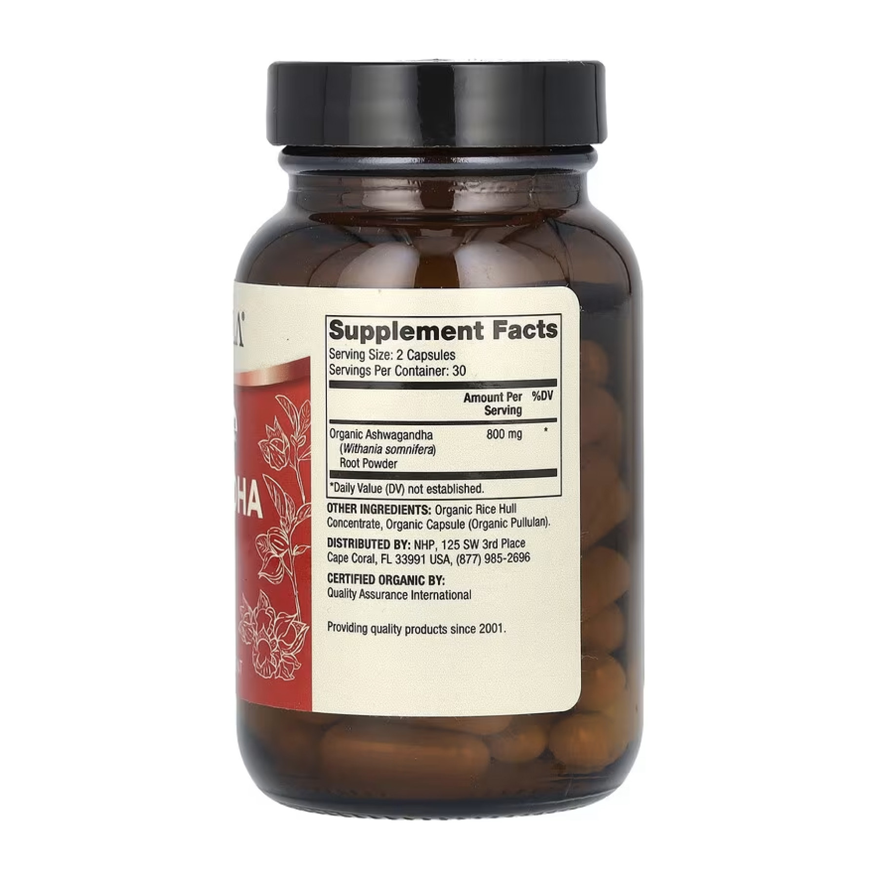 Капсули Organic Ashwagandha - 60 caps 2022-10-2452