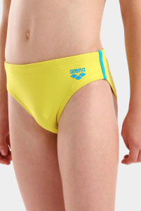 Плавки для хлопчиків Arena SWIM BRIEFS SOLID жовтий, бірюзовий 128 см (008371-380) 008371-380