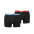 Труси-боксери Head BASIC BOXER 2P чорний, синій, червоний Чол S 841001001-505