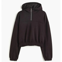 Худі H&M Zip-Top Sports Hoodie Black 1105174001 M 1105174001