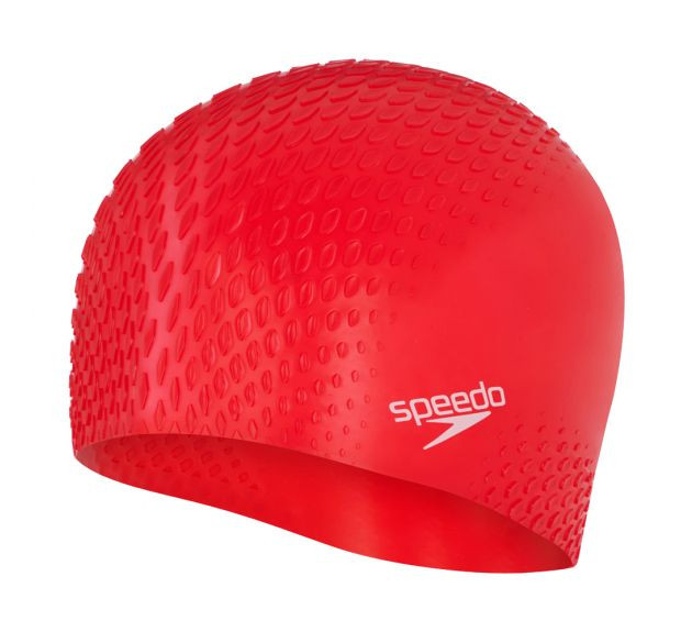 Шапочка для плавання Speedo BUBBLE ACTIVE + CAP AU червоний Уні OSFM 8-139546446