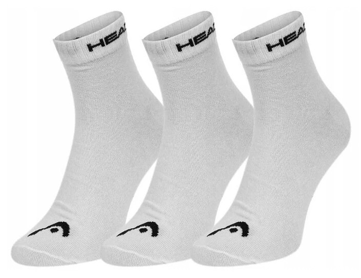 Шкарпетки Head ELEMENTS ALL SPORTS QUARTER 3P білий Чол 31-34 701229010-002