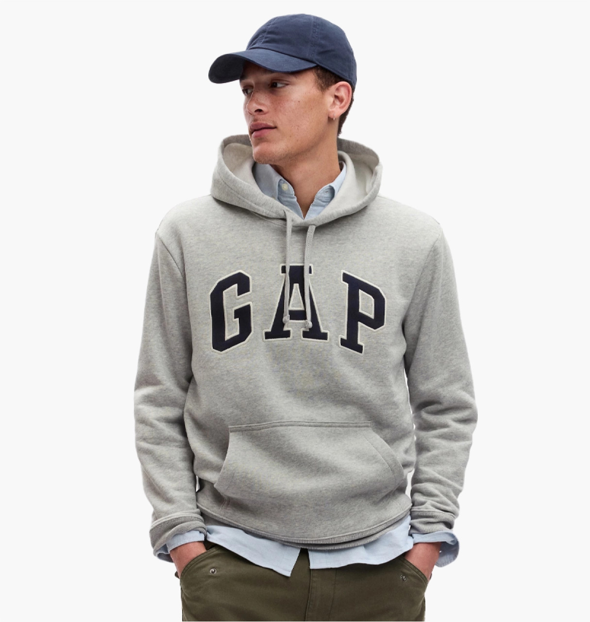 Худі Gap Logo Hoodie Grey 664312001 XS 664312001
