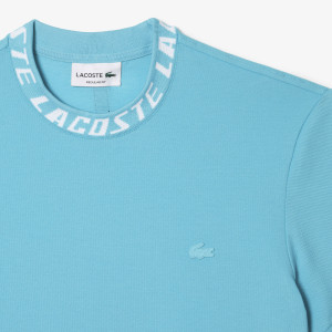 Футболка Lacoste Men's Regular Fit Branded blue tee TH9687 51 SPI