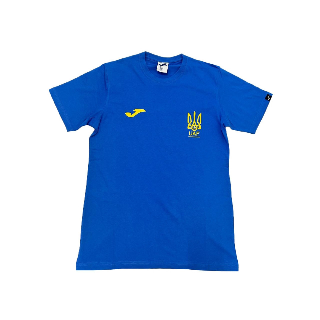 Футболка Joma Ukraine AFU бавовняна синя 101739.700-AFU 101739.700-AFU