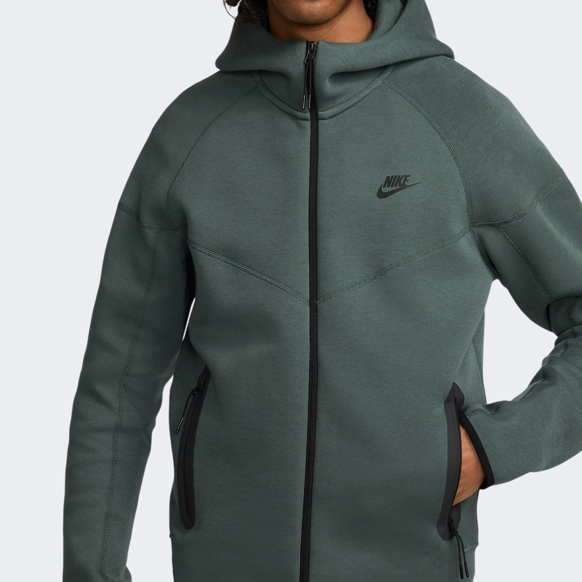 Толстовка Nike Sportswear Tech Fleece Windrunner Green FB7921-338