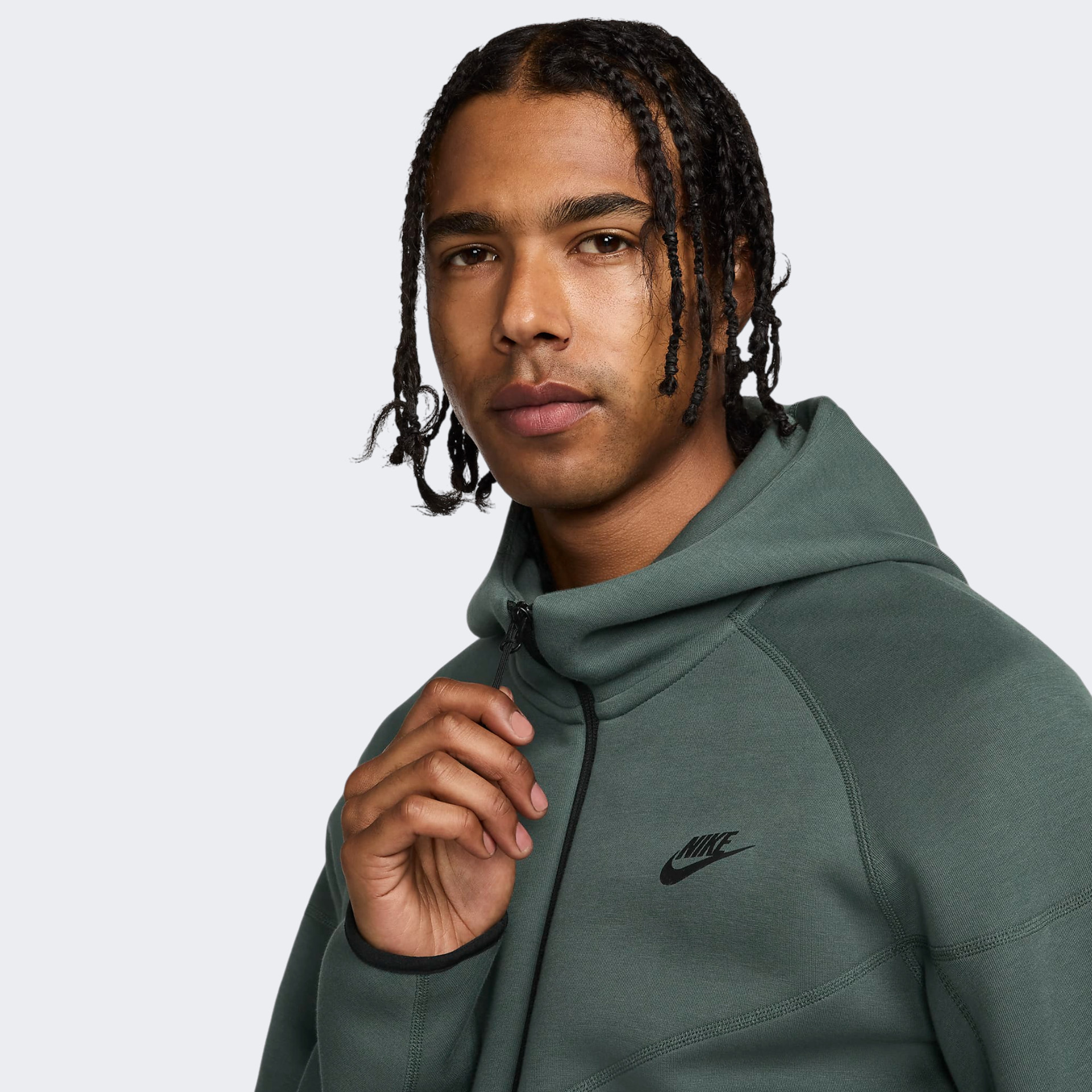 Толстовка Nike Sportswear Tech Fleece Windrunner Green FB7921-338