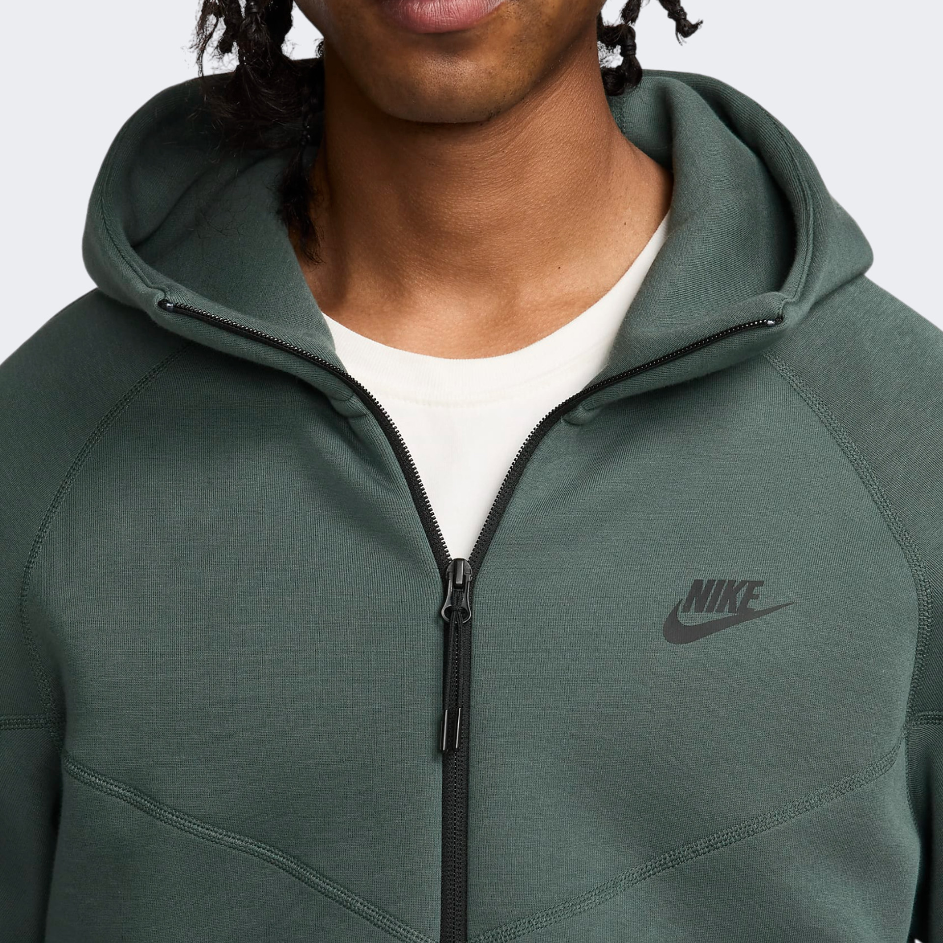 Толстовка Nike Sportswear Tech Fleece Windrunner Green FB7921-338