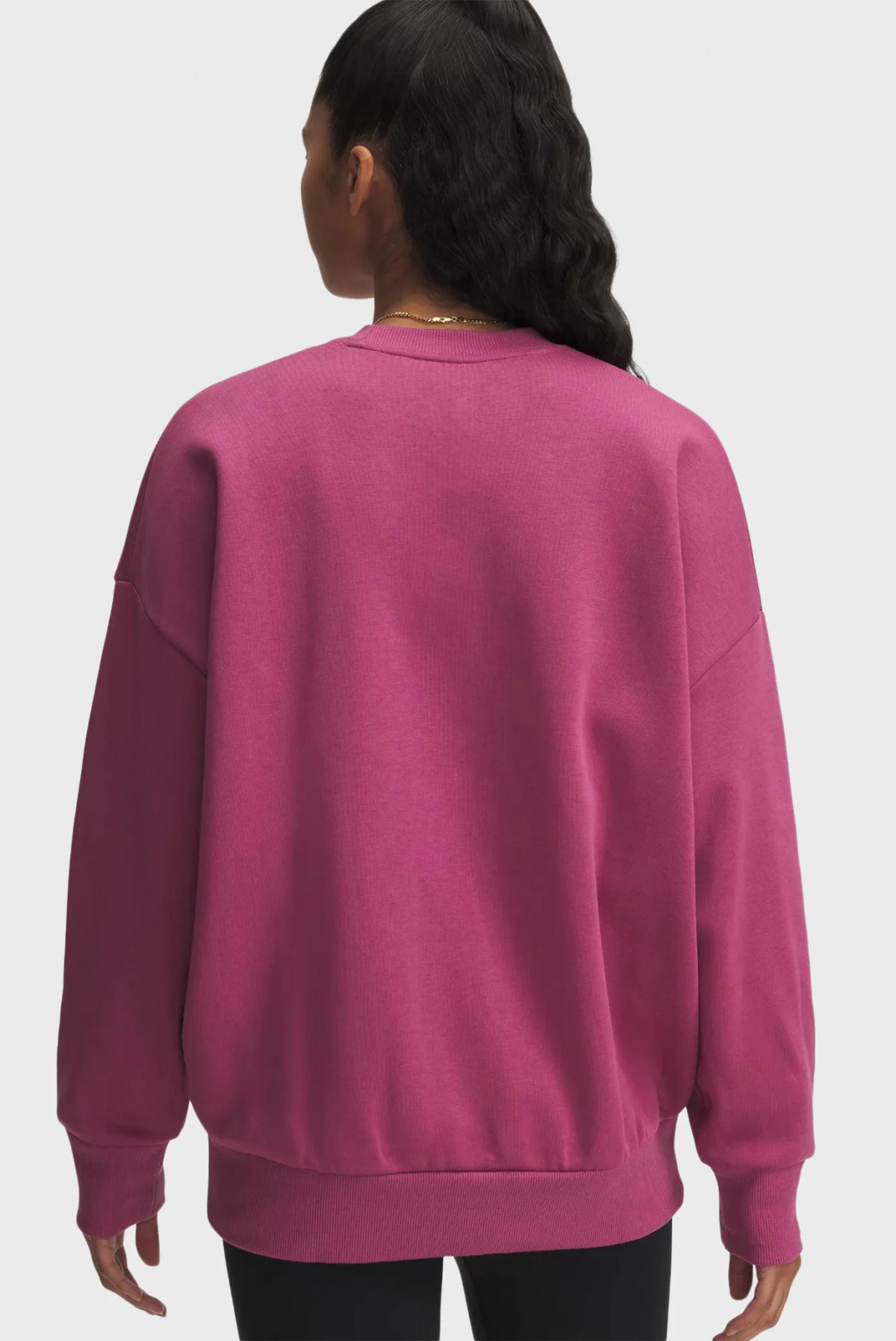 Світшот UA Rival Fleece OS Crew 1386463-659 Under Armour S Розовий 1386463-659