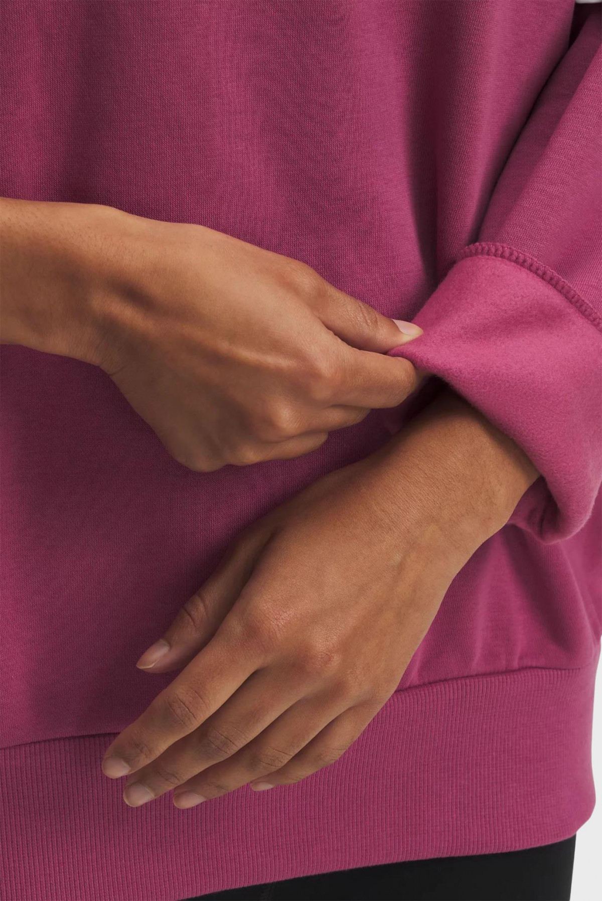 Світшот UA Rival Fleece OS Crew 1386463-659 Under Armour S Розовий 1386463-659