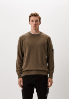 Кофта CP Company Lambswool Grs Crew Neck Knit Sweater grey 17CMKN047A 110149A