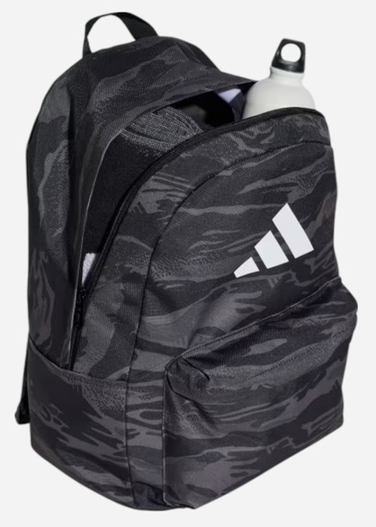Рюкзак Adidas CL BPK CAMO 27,5L сірий, чорний Уні 15х31х44 см JF6086