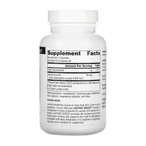 Капсули Source Naturals Lactase Digest 30mg - 180 caps 2023-10-4332