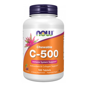 Таблетки Now Foods Vitamin C-500 - 100 tabs Cherry 2023-10-3794