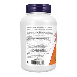 Таблетки Now Foods Vitamin C-500 - 100 tabs Cherry 2023-10-3794