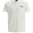 Поло JORTONS POLO SS SN 12186778 Cloud Dancer Jack&Jones L Білий 12186778CloudDancer