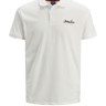Поло JORTONS POLO SS SN 12186778 Cloud Dancer Jack&Jones L Білий 12186778CLOUDDANCER