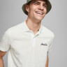 Поло JORTONS POLO SS SN 12186778 Cloud Dancer Jack&Jones L Білий 12186778CLOUDDANCER
