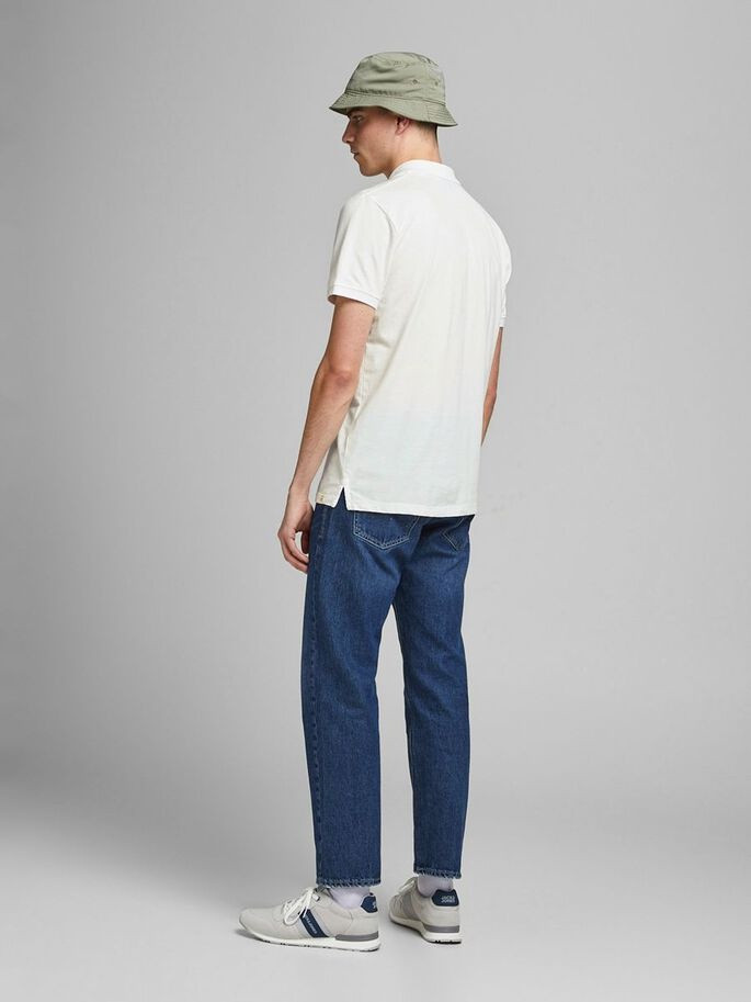 Поло JORTONS POLO SS SN 12186778 Cloud Dancer Jack&Jones L Білий 12186778CloudDancer