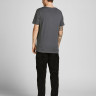 Футболка JJECORP LOGO TEE SS CREW NECK NOOS 12137126-Asphalt-Detail:SLIM FIT Jack&Jones L Темно-сіри 12137126-ASPHALT-DETAIL:S