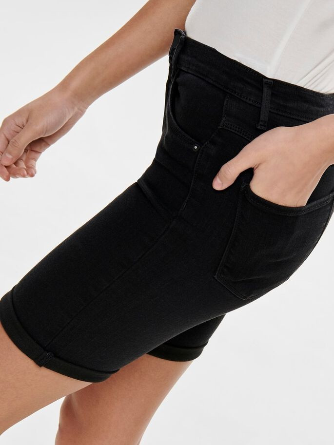 Шорти ONLRAIN LIFE MID LONG SHORTS NOOS 15176847 Black ONLY L Чорний 15176847Black