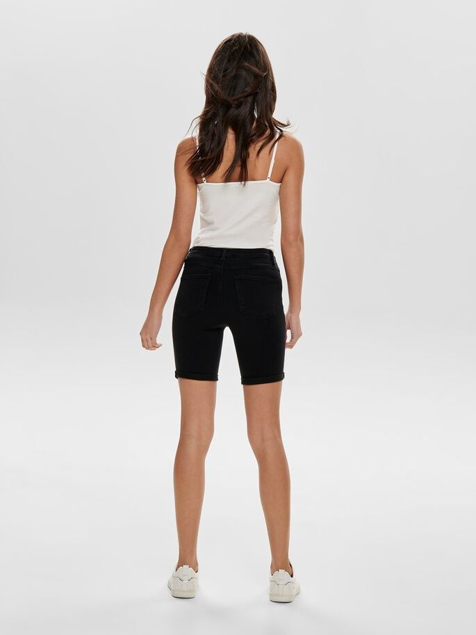 Шорти ONLRAIN LIFE MID LONG SHORTS NOOS 15176847 Black ONLY L Чорний 15176847Black