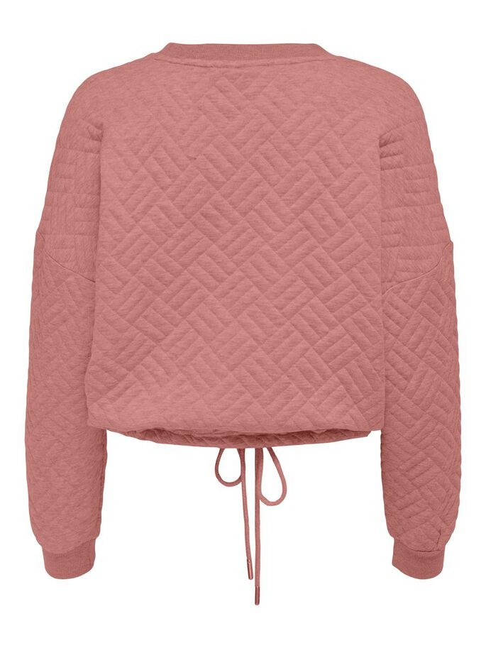 Толстовка ONLSQUARE L/S STRING O-NECK CC SWT 15234269-Ash Rose ONLY L Розовий 15234269-Ash Rose