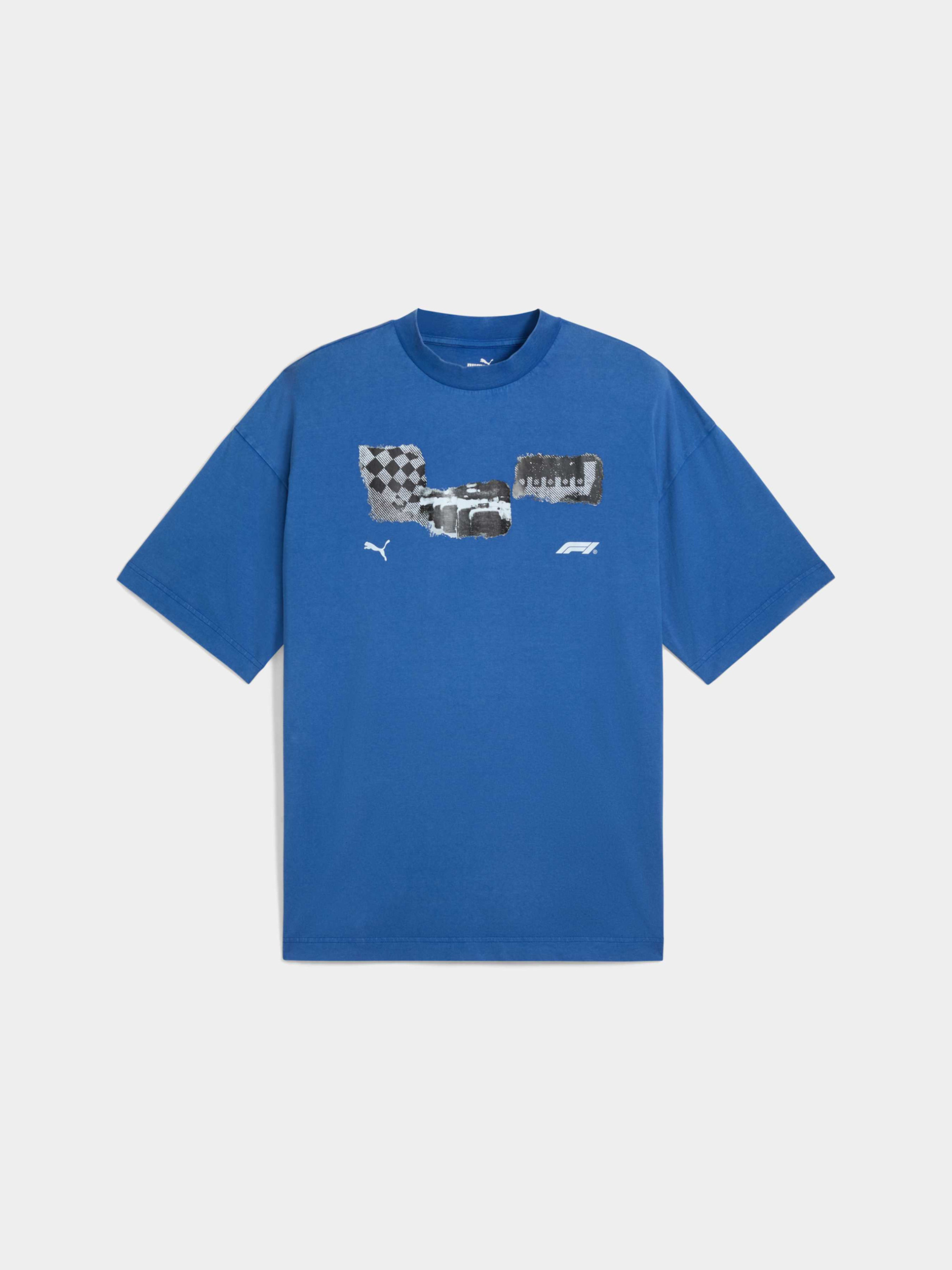Футболка чоловіча Puma F1 Car Graphic Tee Blue 630136-05 630136-05